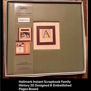 Hallmark Family History Instant Scrapbook